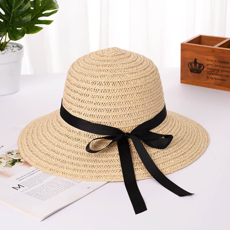 Women's Summer Seaside Sunscreen Breathable Straw Hat