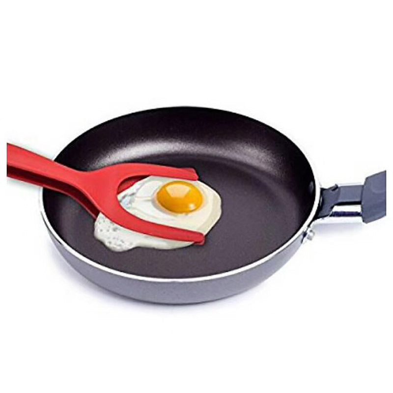 2-in-1 Flip Tongs for Eggs & Pancakes