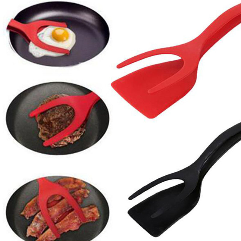 2-in-1 Flip Tongs for Eggs & Pancakes