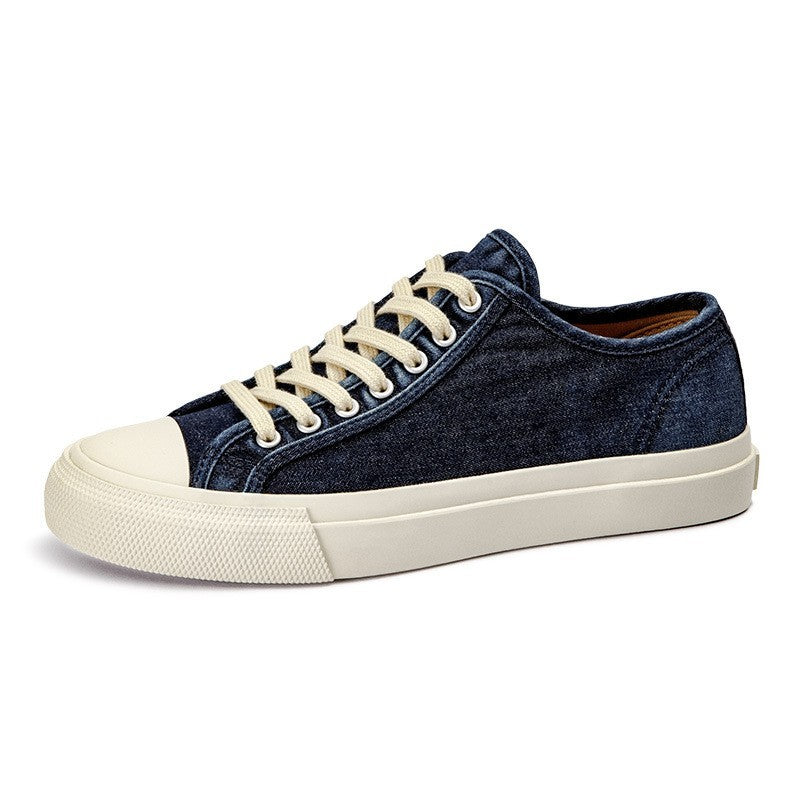 Washed Canvas Shoes Trendy Casual Retro