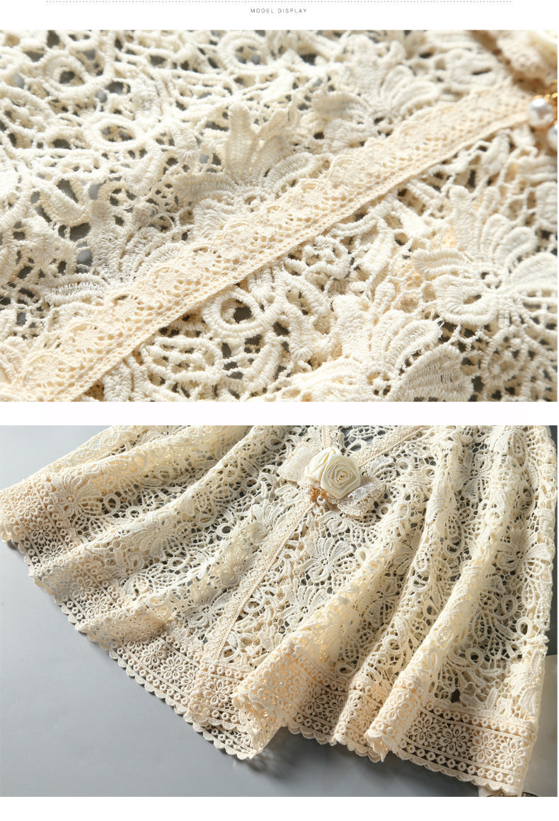 Wedding Shawl Vintage Cardigan Lace Thin Coat