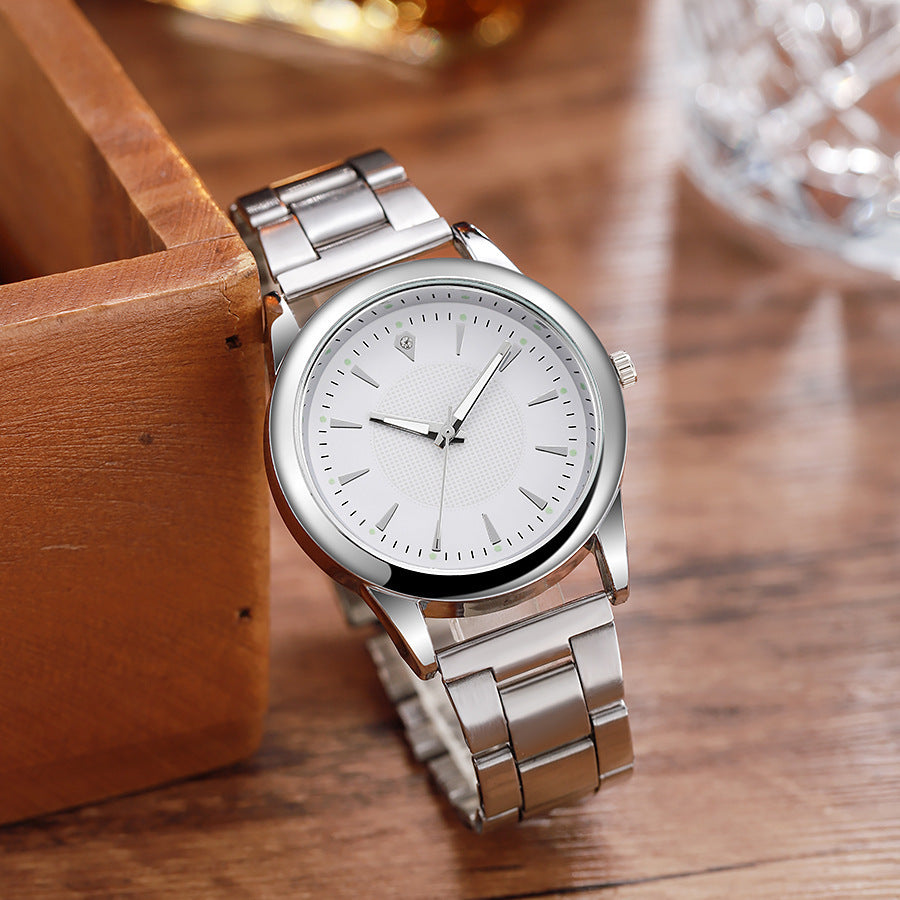 Simple Steel Belt Quartz Watch Men