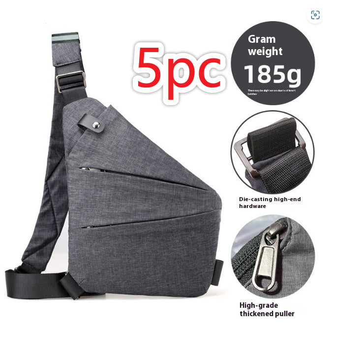 Men's Nylon Lightweight Simple Large-capacity Crossbody Bag