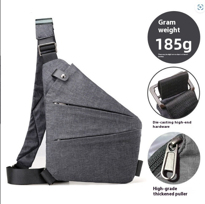 Men's Nylon Lightweight Simple Large-capacity Crossbody Bag