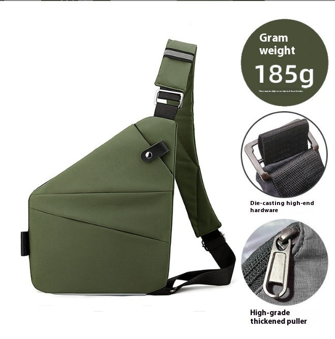 Men's Nylon Lightweight Simple Large-capacity Crossbody Bag