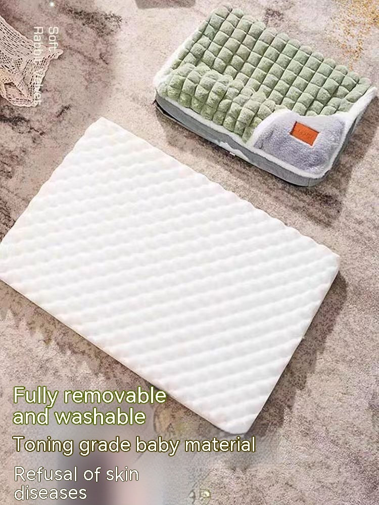 Detachable And Washable Winter Warm Dog Mat For Sleeping