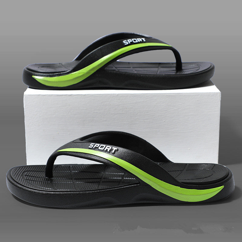 Stylish Bottom Casual Sandals Men's Plus Size Beach Seaside Flip-flops