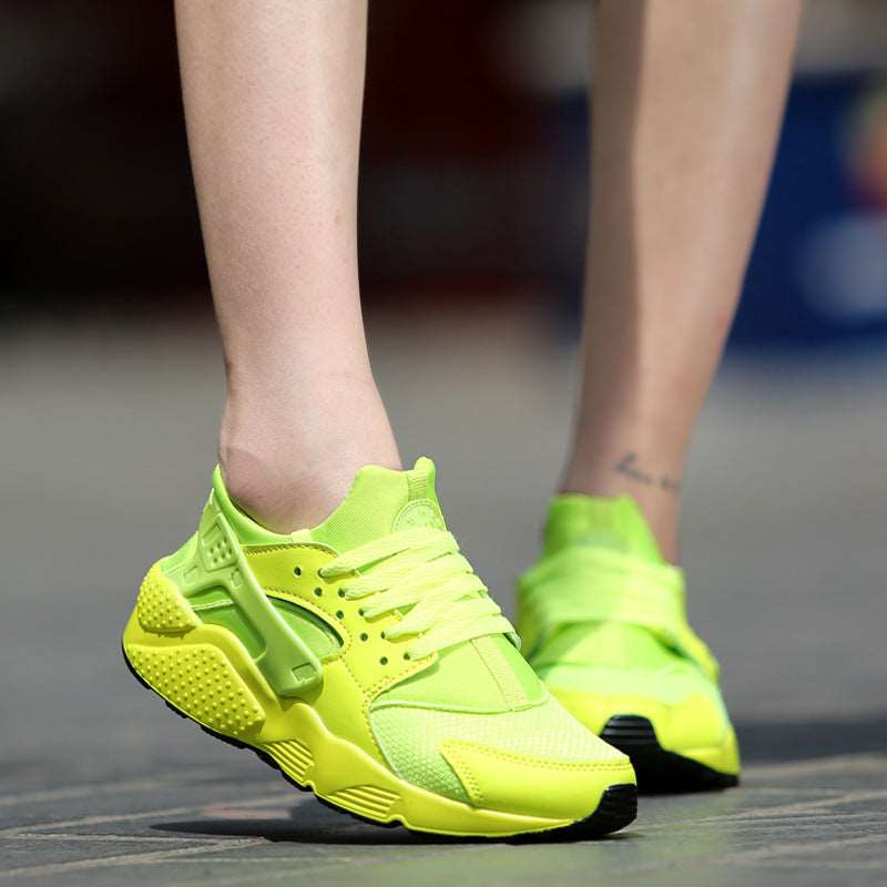 Breathable korean Lady White air cushion shoes