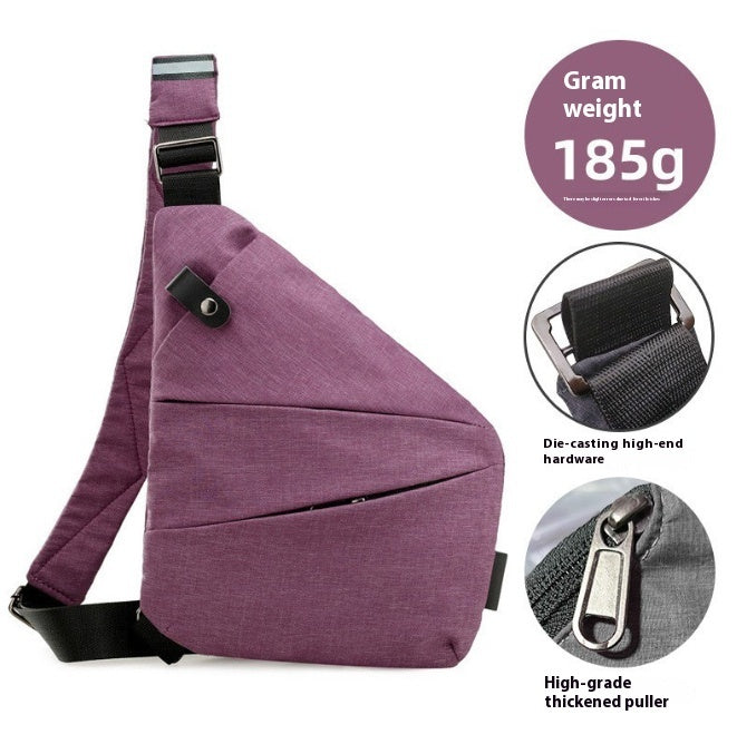 Men's Nylon Lightweight Simple Large-capacity Crossbody Bag