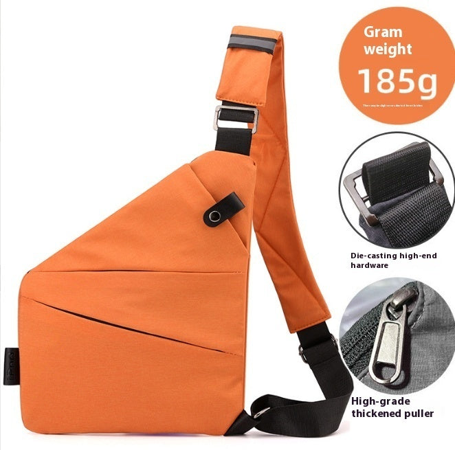 Men's Nylon Lightweight Simple Large-capacity Crossbody Bag