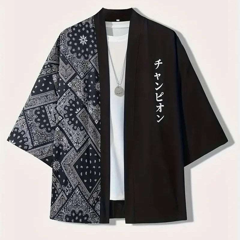 Chinese Style Summer Japanese Harajuku Style Hip Hop Kimono