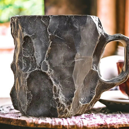 400ml Resin Mineral Crystal Coffee Mug: Elegant Cup for Home & Workplace Decor