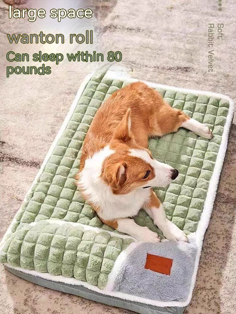 Detachable And Washable Winter Warm Dog Mat For Sleeping