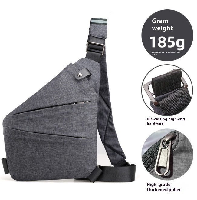 Men's Nylon Lightweight Simple Large-capacity Crossbody Bag