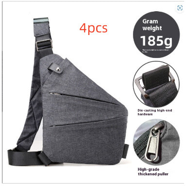 Men's Nylon Lightweight Simple Large-capacity Crossbody Bag