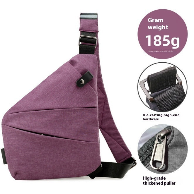 Men's Nylon Lightweight Simple Large-capacity Crossbody Bag