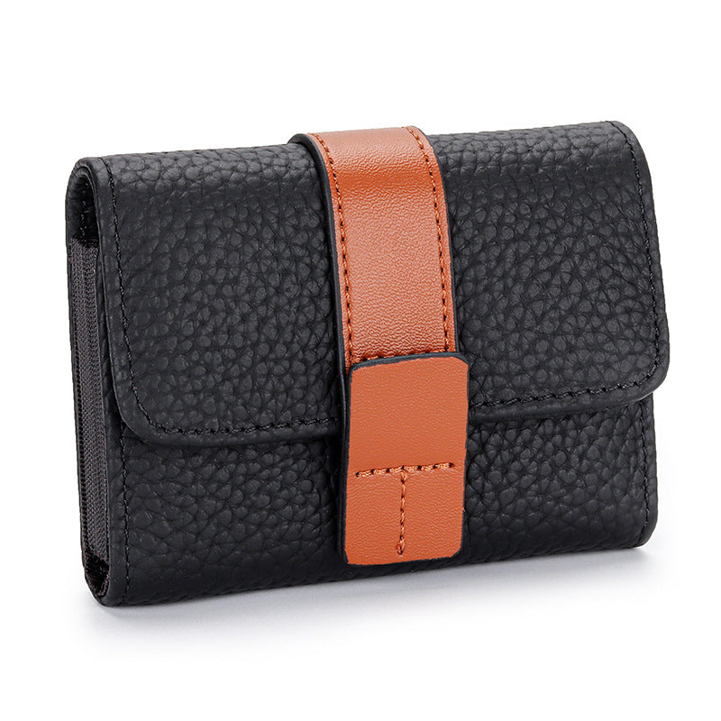 Women's Leather Card Holder Small Exquisite High-end Multiple Card Slots