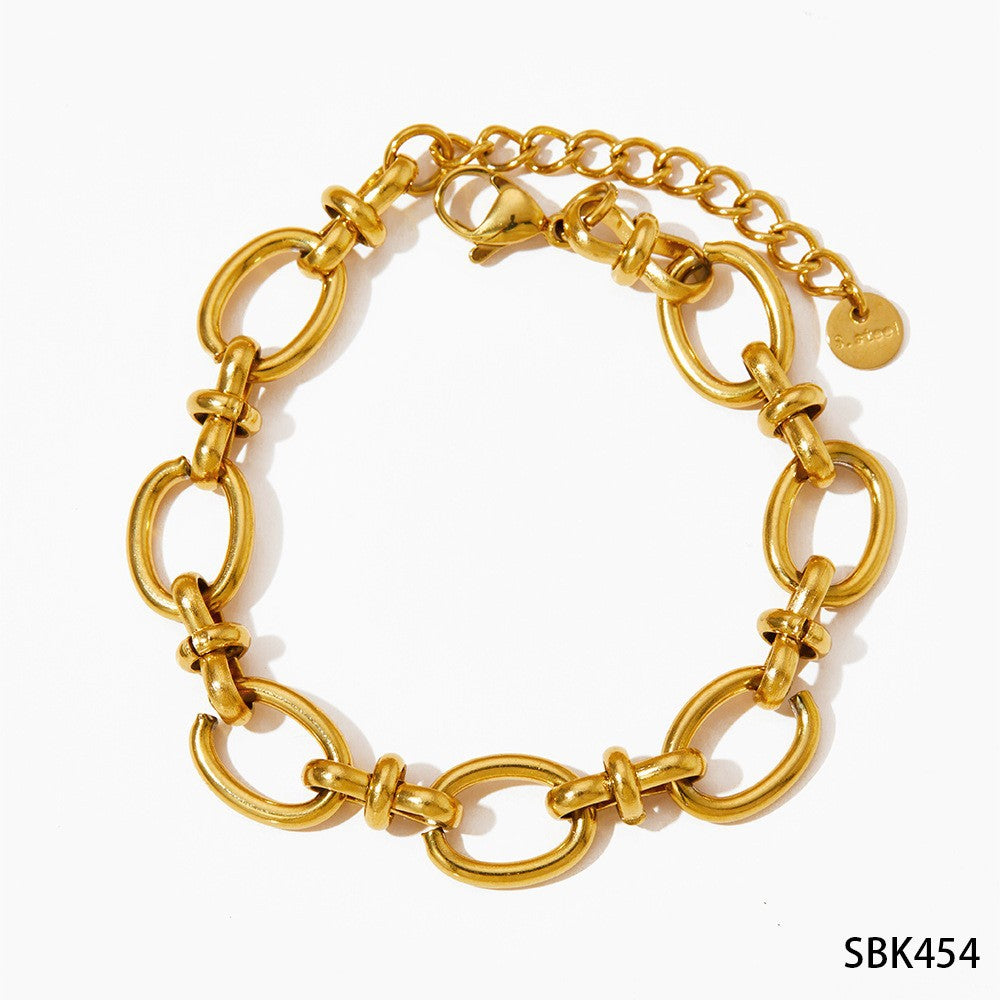 Network Chain Heart Bracelet All-match Suit