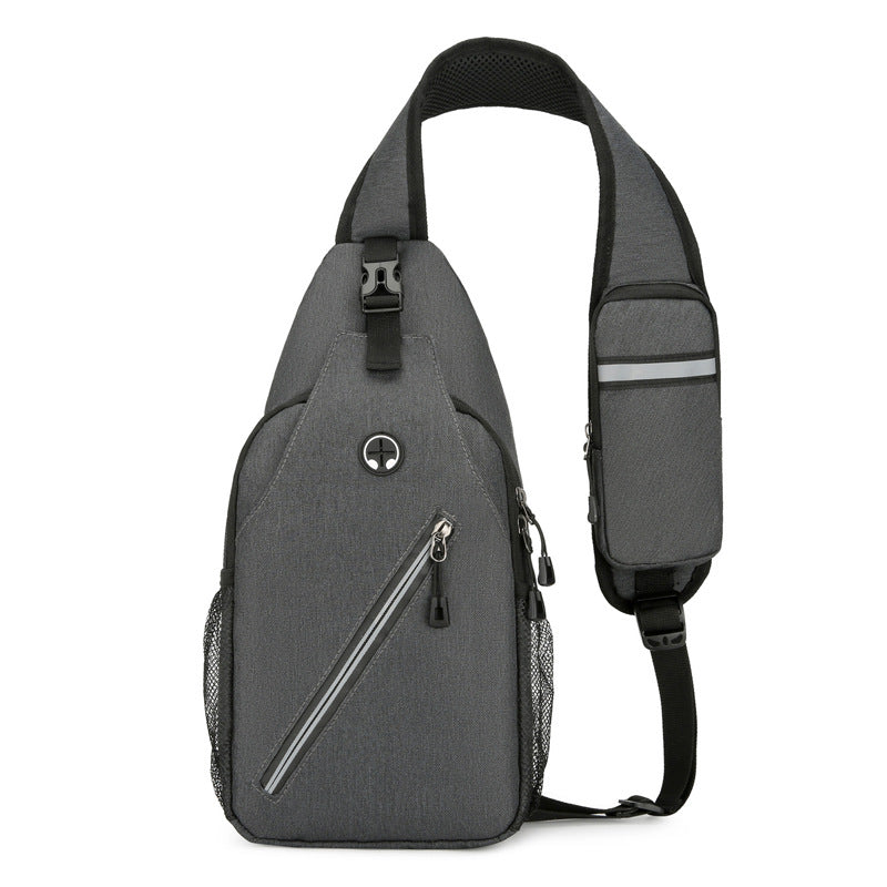 Men's Chest Bag Simple Multifunctional Backpack Sports Casual Messenger Bags