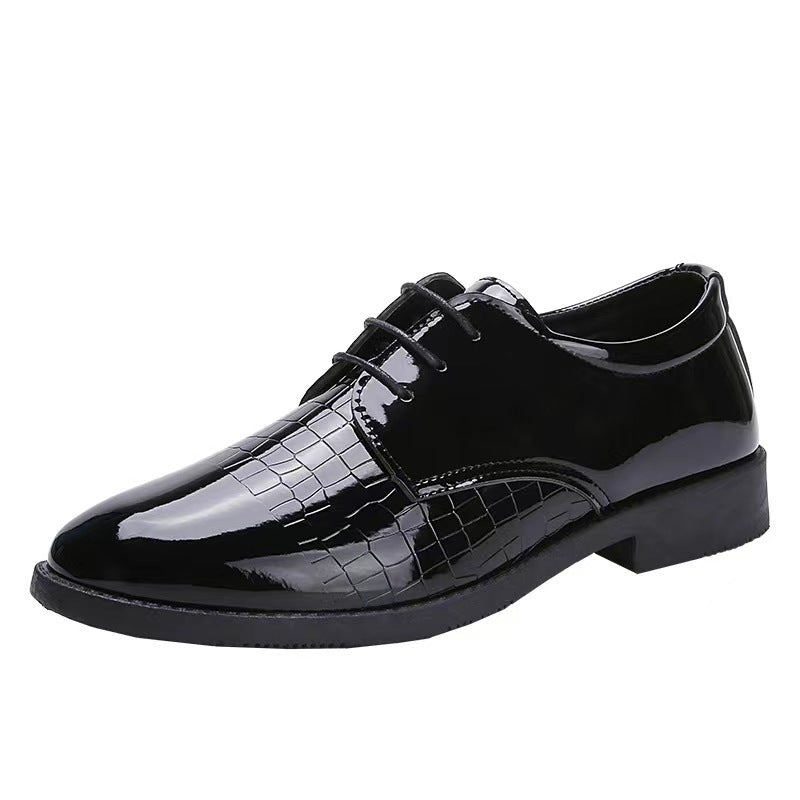 Autumn Men's Leather Shoes Business Formal Wear British Casual