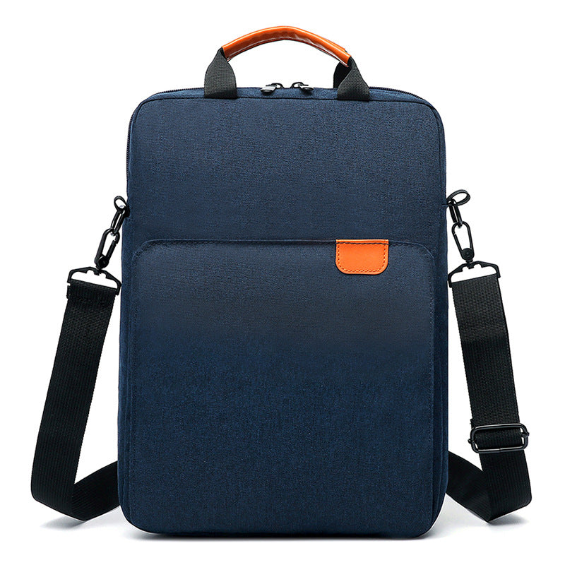 Laptop Flat Shoulder Messenger Simple Shockproof Storage Bag