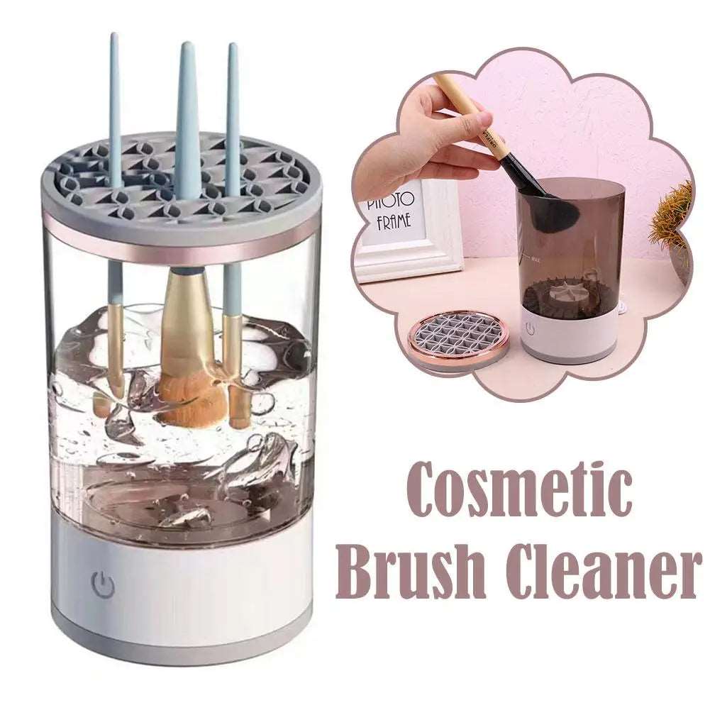 Automatic Electric Makeup Brush Cleaner 3 In 1 Portable Women Eye Shadow Brush Holder Stand Tool And Dryer Beauty Makeup Tools