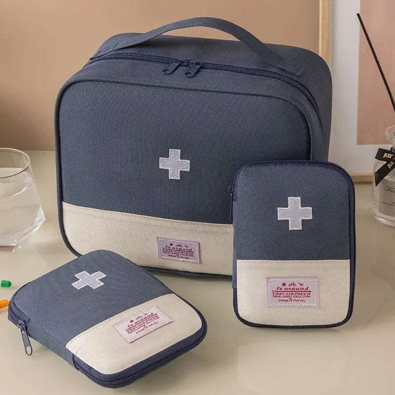 First Aid Kit Home Medicine Storage Bags Travel Medicine Bag Portable Outdoor Camping Emergency Survival Pill Case Medical Boxes