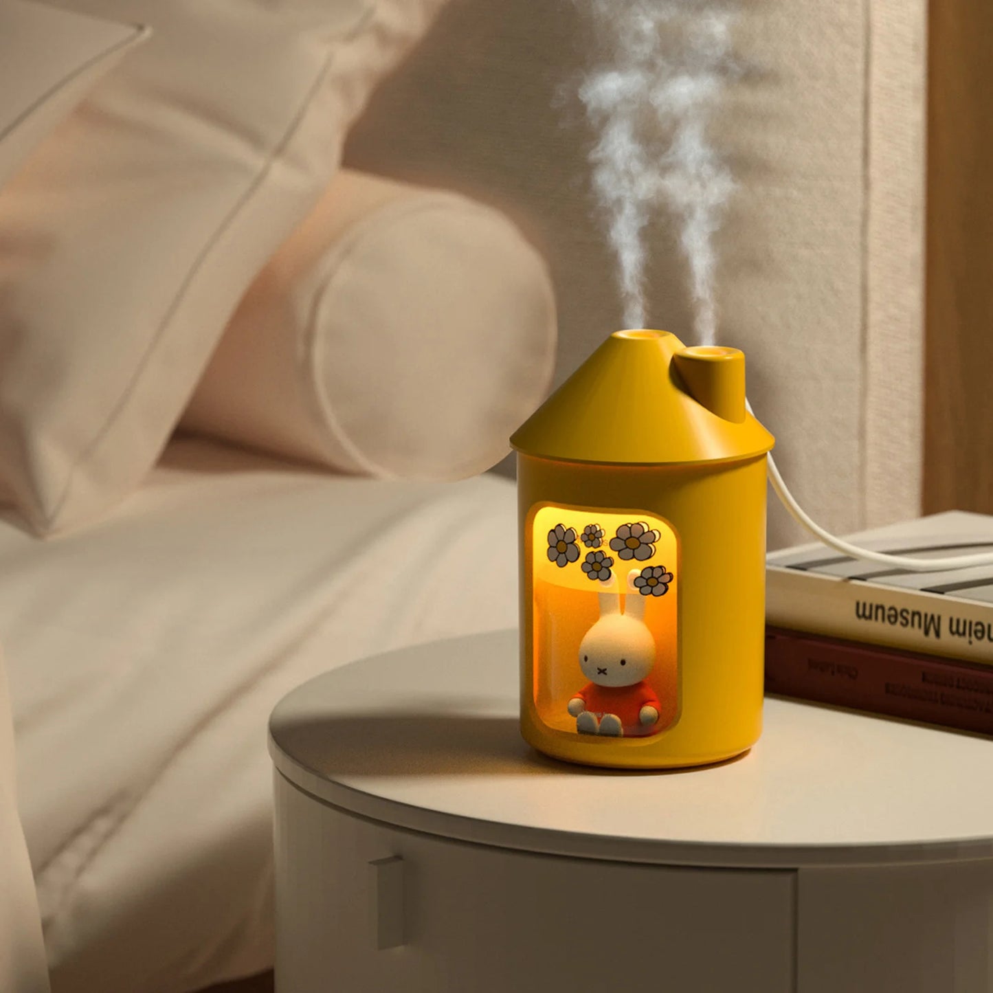 MIPOW & miffy 500ML Double Spray Cool Mist Humidifier