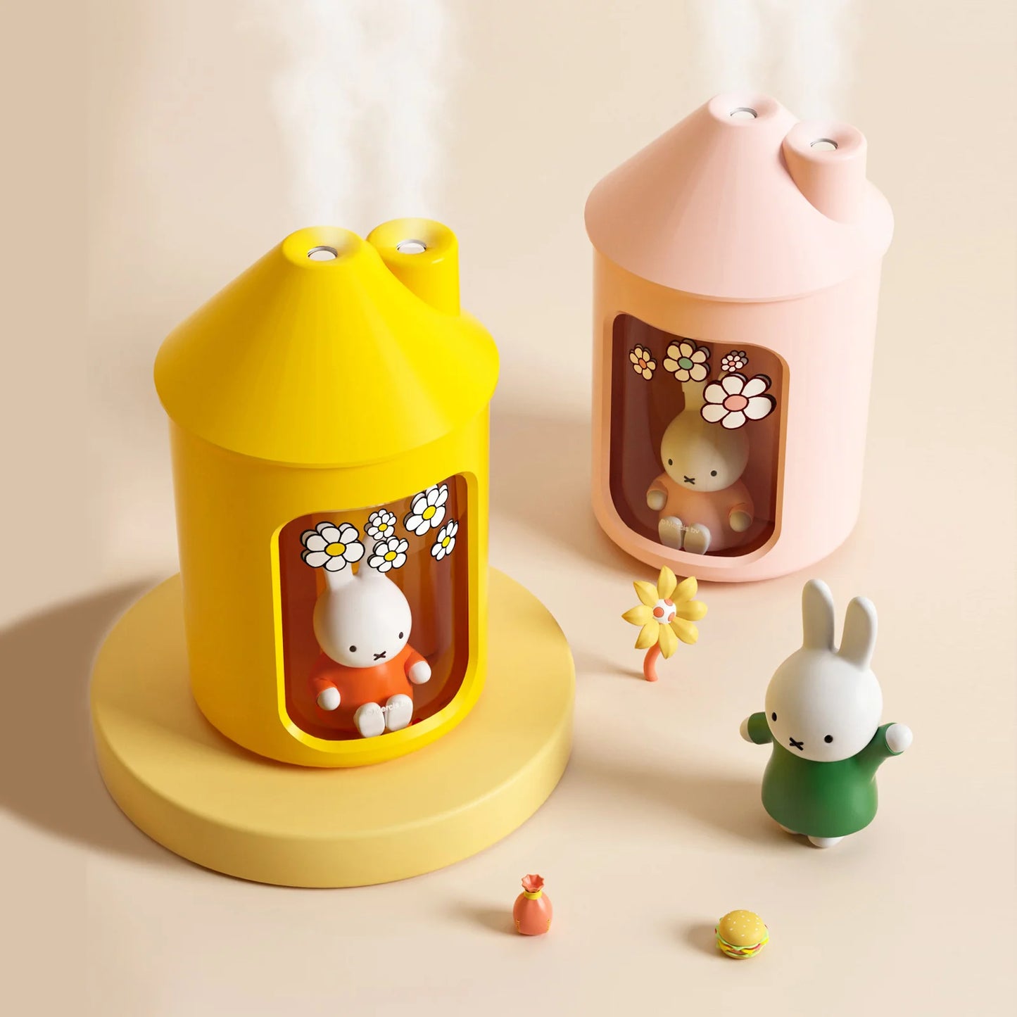 MIPOW & miffy 500ML Double Spray Cool Mist Humidifier