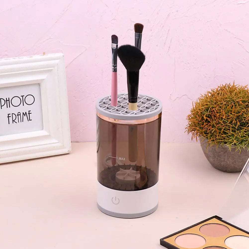 Automatic Electric Makeup Brush Cleaner 3 In 1 Portable Women Eye Shadow Brush Holder Stand Tool And Dryer Beauty Makeup Tools