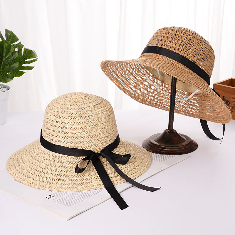 Women's Summer Seaside Sunscreen Breathable Straw Hat