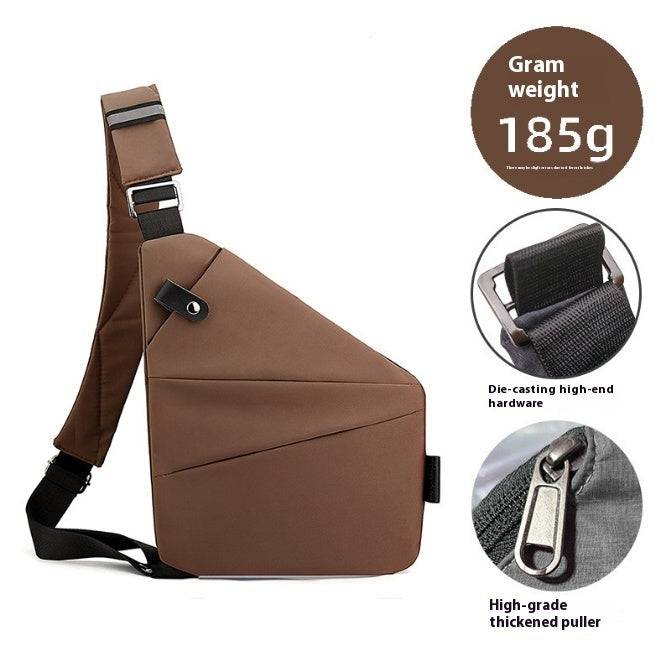 Men's Nylon Lightweight Simple Large-capacity Crossbody Bag