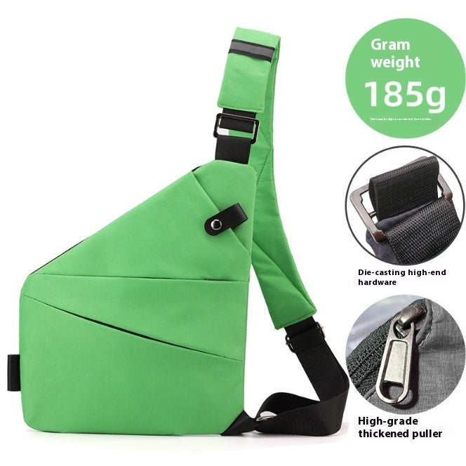 Men's Nylon Lightweight Simple Large-capacity Crossbody Bag