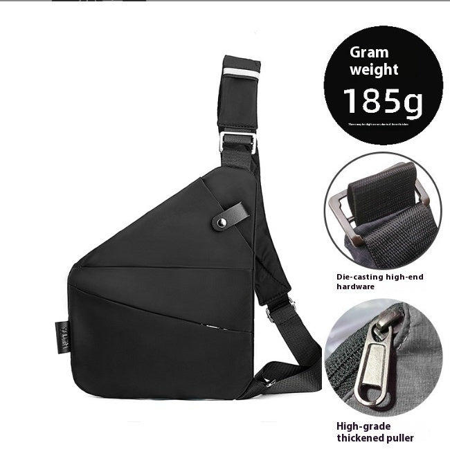 Men's Nylon Lightweight Simple Large-capacity Crossbody Bag