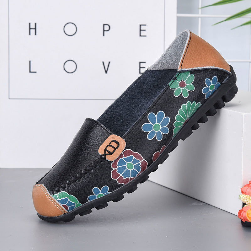 Women's Shoes Flaty Shoe Printed Women's Shoes Lazy Shoes