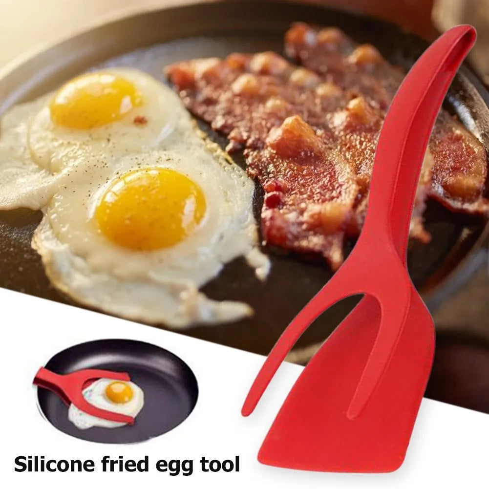 2-in-1 Flip Tongs for Eggs & Pancakes