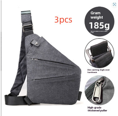 Men's Nylon Lightweight Simple Large-capacity Crossbody Bag