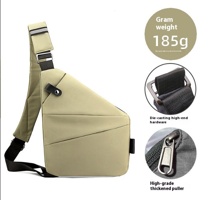 Men's Nylon Lightweight Simple Large-capacity Crossbody Bag