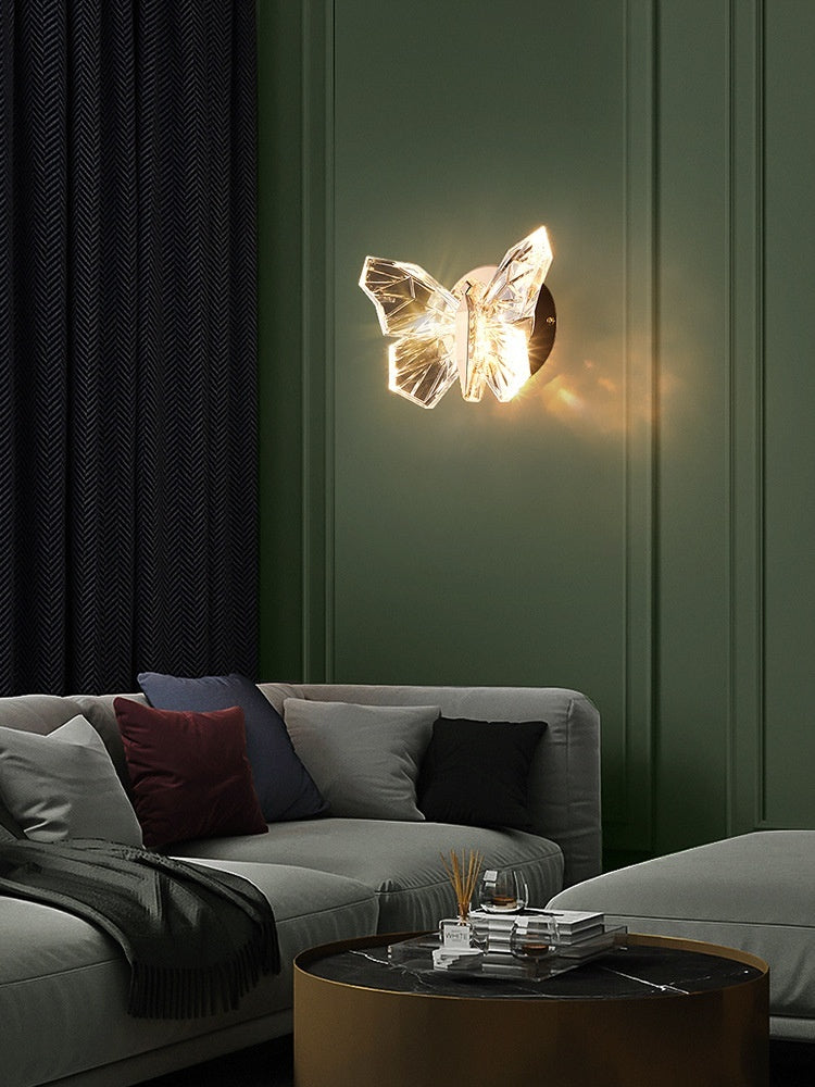 Butterfly Bedroom Decorative Lamp Wall Lamp