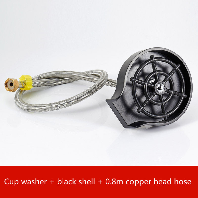 Bar Counter Cup Washer Sink High-pressure Spray Wash Cup Tool