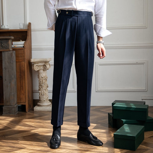 Men's British Retro Versatile Pants